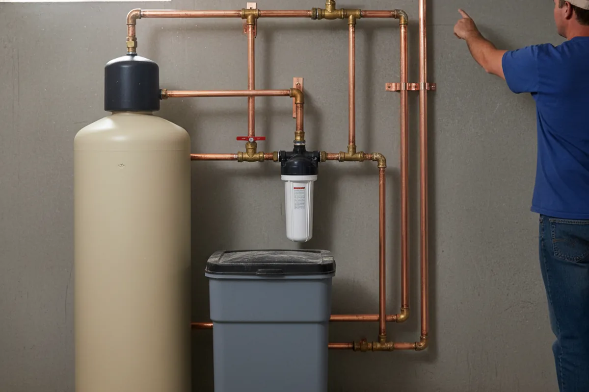 Whole-house water treatment system installed in Hackberry